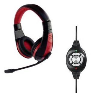 Casti Over-Head Media-Tech NEMESIS USB - Stereo USB headphones for gamers, cable remote control