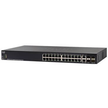 Switch Cisco SG350X-24MP 24-port Gigabit POE Stackable Switch