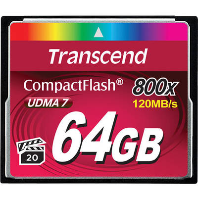 Card de Memorie Transcend 64GB Compact Flash 800x