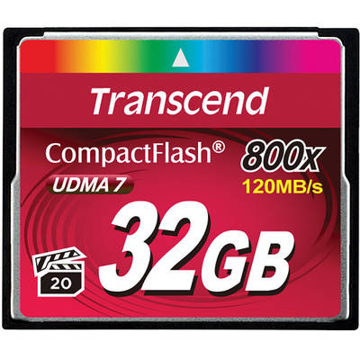 Card de Memorie Transcend Compact Flash 32GB 800x