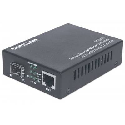 Switch Intellinet Media Converter 10/100/1000Base-TX RJ45 / SFP Mini-GBIC slot