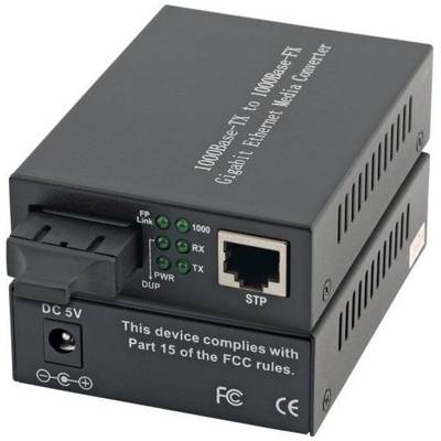 Switch Intellinet Convertor media 1000Base-T RJ45 / 1000Base-LX (SM SC) 10km 1310nm