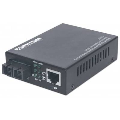 Switch Intellinet Convertor media 10/100/1000Base-T (RJ45) / 1000Base-LX (SM SC) 20km