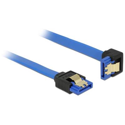 Delock Cable SATA 6 Gb/s receptacle straight>receptacle downwards angled 50cm