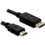 Delock cable Displayport (M) -> HDMI (M) 3m gold