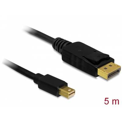 Delock Cable mini Displayport male > Displayport male 5 m