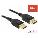 Delock DisplayPort cable 8K 60 Hz 1 m DP 8K certified