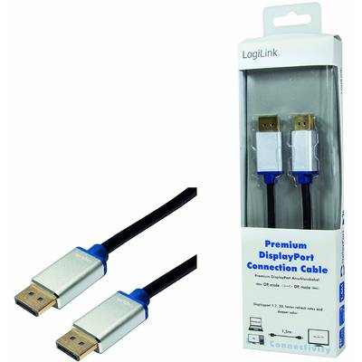 LOGILINK - Premium DisplayPort Cable, DP Male to DP Male, 2m