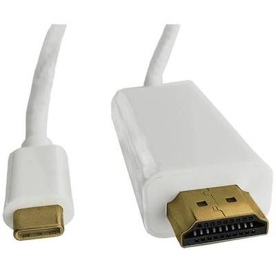 Qoltec DisplayPort Alternate mode USB 3.1 CM / HDMI AM | 4Kx2K | 2m