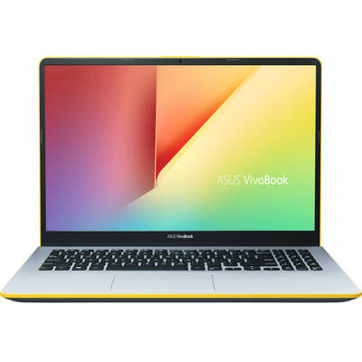Ultrabook Asus 15.6" VivoBook S15 S530UA, FHD, Procesor Intel Core i5-8250U (6M Cache, up to 3.40 GHz), 8GB DDR4, 256GB SSD, GMA UHD 620, Endless OS, Silver Blue with Yellow Trim