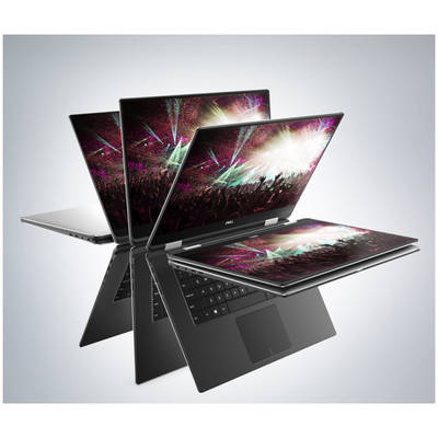 Laptop Dell 15.6" ; XPS 15 (9575), FHD IPS Touch InfinityEdge, Procesor Intel Core i7-8705G (8M Cache, up to 4.10 GHz), 16GB DDR4, 512GB SSD, Radeon RX Vega M GL (RX Vega 870) 4GB HMB2, Win 10 Pro, Silver, 3Yr NBD