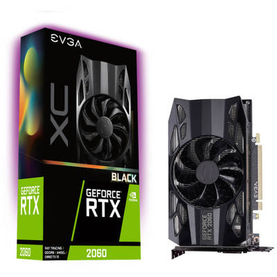 Placa Video EVGA GeForce RTX 2060 XC Black 6GB GDDR6 192-bit