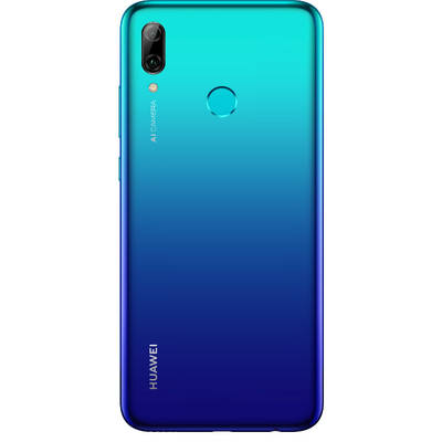 Smartphone Huawei P Smart (2019), Ecran Full HD+,  Kirin 710, Octa Core, 64GB, 3GB RAM, Dual SIM, 4G, 3-Camere, Aurora Blue