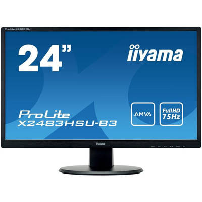 Monitor IIyama X2483HSU-B3 24 inch 4 ms Black 75Hz
