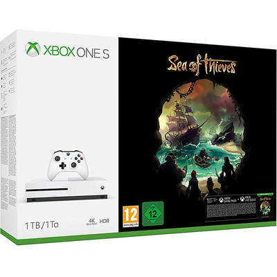 Consola jocuri Microsoft Xbox One S 1TB + Sea of Thieves