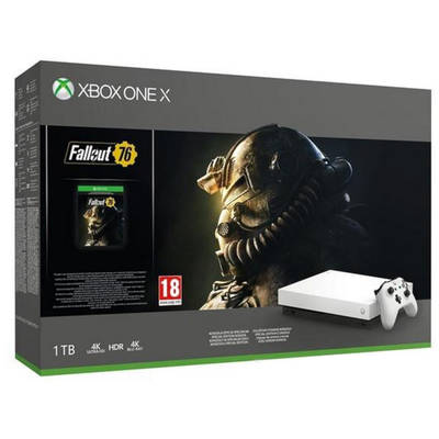 Consola jocuri Microsoft Xbox One X 1TB + Fallout 76