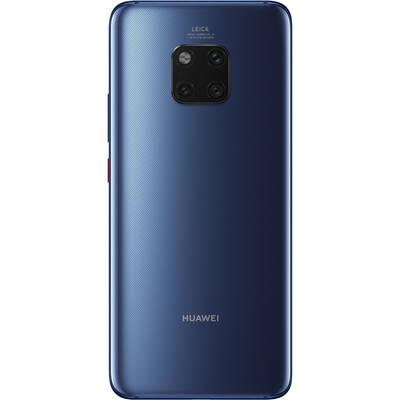 Smartphone Huawei Mate 20 Pro, Ecran OLED Gorilla Glass cu rezolutie 2K+, Kirin 980 2.6 GHz, Octa Core, 128GB, 6GB RAM, Dual SIM, 4G, NFC, QuadCamere: 40 mpx + 20 mpx + 8 mpx + 24 mpx, SuperCharge, Android 9, Midnight Blue