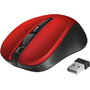 Mouse TRUST Mydo Silent Wireless - red