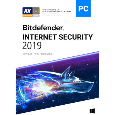 Software Securitate Bitdefender Internet Security 2019, 5 Dispozitive, 1 An, Licenta noua, Retail