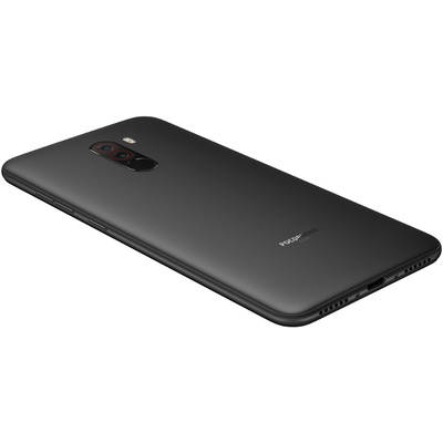 Smartphone Xiaomi Pocophone F1, Snapdragon 845 2.8GHz, Octa Core 128GB, 6GB RAM, Dual SIM, 4G, Tri-Camera: 20 mpx + 12 mpx + 5 mpx, Quick Charge 3.0, Baterie 4000 mAh, Liquid Cooling System, Graphite Black