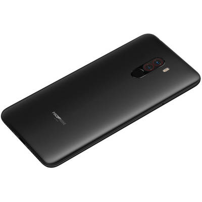 Smartphone Xiaomi Pocophone F1, Snapdragon 845 2.8GHz, Octa Core 128GB, 6GB RAM, Dual SIM, 4G, Tri-Camera: 20 mpx + 12 mpx + 5 mpx, Quick Charge 3.0, Baterie 4000 mAh, Liquid Cooling System, Graphite Black