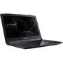 Laptop Acer Gaming 17.3" Predator Helios 300 PH317-52, FHD IPS 144Hz, Procesor Intel Core i7-8750H (9M Cache, up to 4.10 GHz), 8GB DDR4, 256GB SSD, GeForce GTX 1050 Ti 4GB, Linux, Black