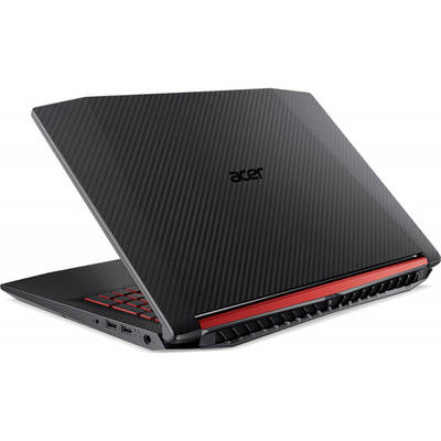 Laptop Acer Gaming 15.6" Nitro 5 AN515-52, FHD IPS, Procesor Intel Core i7-8750H (9M Cache, up to 4.10 GHz), 8GB DDR4, 256GB SSD, GeForce GTX 1060 6GB, Linux, Black