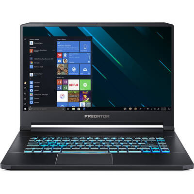 Laptop Acer Gaming 15.6'' Predator Triton 500 PT515-51, FHD IPS 144Hz 3ms G-Sync, Procesor Intel Core i7-8750H (9M Cache, up to 4.10 GHz), 24GB DDR4, 512GB SSD, GeForce RTX 2080 8GB, Win 10 Home, Abyssal Black