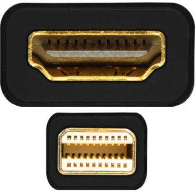Adaptor AXAGON 1x miniDisplayPort 1.1 Male - 1x HDMI 1.4b Female
