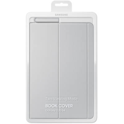 Husa de protectie tip stand Book Cover Natural Grey pentru Galaxy Tab S4 10.5&quot;
