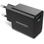 AXAGON ACU-QC, 1x USB, tehnologia Quick Charge 3.0, Black