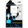 IBOX 1x USB, White, tehnologia Quick Charge 3.0