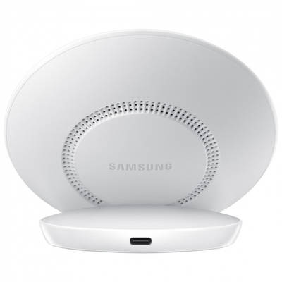 Samsung EP-N5100B, Wireless Qi, alb, pentru Galaxy S9, S9 Plus (Fast wireless charging)