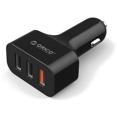 Orico Auto UCH-2U1Q Black, Quick Charge 2.0, 2x USB
