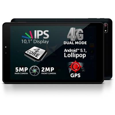 Tableta Allview Viva H1001 LTE, 10.1 inch IPS MultiTouch, Cortex A53 1.0GHz Quad Core, 1GB RAM, 8GB flash, Wi-Fi, Bluetooth, 4G, GPS, Android 5.1, Black