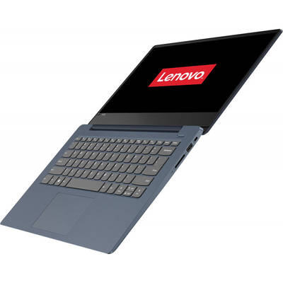 Ultrabook Lenovo 14'' IdeaPad 330S IKB, FHD IPS, Procesor Intel Core i3-8130U (4M Cache, up to 3.40 GHz), 6GB DDR4, 1TB + 128GB SSD, GMA UHD 620, FreeDos, Mid Night Blue