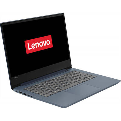 Ultrabook Lenovo 14'' IdeaPad 330S IKB, FHD IPS, Procesor Intel Core i3-8130U (4M Cache, up to 3.40 GHz), 6GB DDR4, 1TB + 128GB SSD, GMA UHD 620, FreeDos, Mid Night Blue
