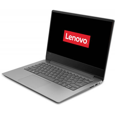 Ultrabook Lenovo 14'' IdeaPad 330S IKB, FHD IPS, Procesor Intel Core i3-8130U (4M Cache, up to 3.40 GHz), 8GB DDR4, 256GB SSD, GMA UHD 620, FreeDos, Platinum Grey