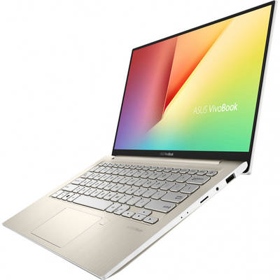 Ultrabook Asus 13.3" VivoBook S13 S330FA, FHD, Procesor Intel Core i5-8265U (6M Cache, up to 3.90 GHz), 8GB, 256GB SSD, GMA UHD 620, Win 10 Home, Icicle Gold