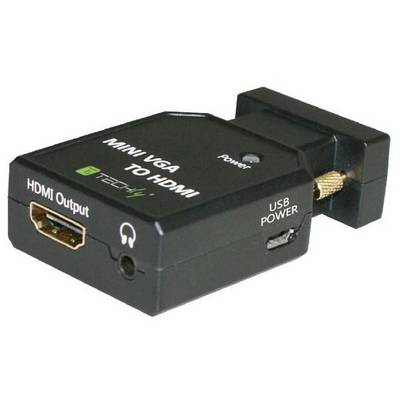 Adaptor Techly Convertor adaptor VGA + 3,5mm audio  > HDMI M/F