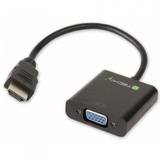 Adaptor Techly Convertor HDMI tata > VGA mama cu audio și micro-USB