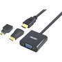 Adaptor Techly Convertor HDMI mini (C) tata >  VGA mama