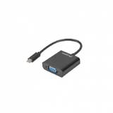 Lanberg adapter USB TYPE-C(M)-VGA(F) 15cm Black