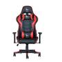 Scaun Gaming Gembird Gaming chair 'SCORPION-05', black, mesh, red stitch