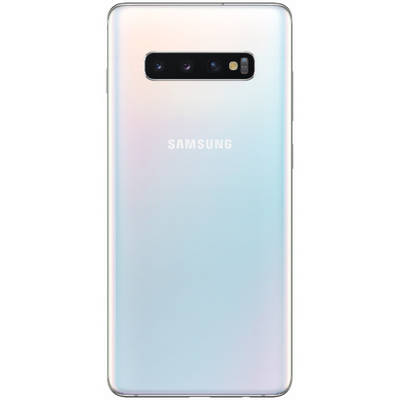 Smartphone Samsung Galaxy S10 Plus, Octa Core, 128GB, 8GB RAM, Dual SIM, 4G, 5-Camere, Prism White