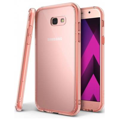 Husa Samsung Galaxy A3 2017 Ringke FUSION ROSE GOLD + BONUS folie protectie spate Ringke
