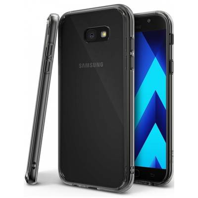 Husa Samsung Galaxy A7 2017 Ringke FUSION SMOKE BLACK + BONUS folie protectie display Ringke