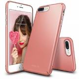Husa iPhone 7 Plus / iPhone 8 Plus Ringke Slim ROSE GOLD + BONUS folie protectie display Ringke
