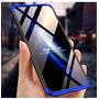 Husa iPhone Xs Max GKK 360 + folie protectie display Negru/Albastru
