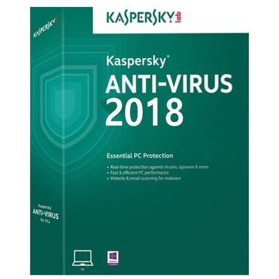 Software Securitate Kaspersky Antivirus 2019, 1 Dispozitiv, 1 An, Licenta de reinnoire, Retail